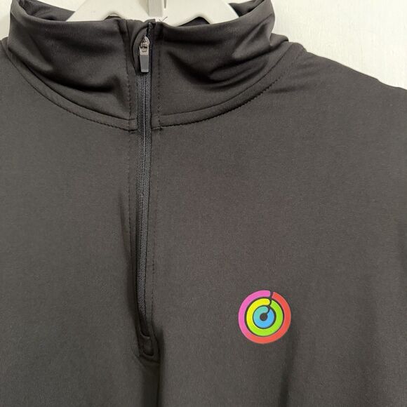 Apple logo Close Your Rings 1/4 zip Pullover Unisex Medium Employee Challenge - Picture 3 of 10